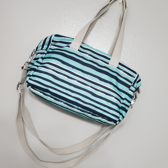 Kipling Nylon Spectacle Dustin Stripe Bag - Picture 5 of 8